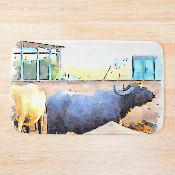 Item preview, Buffaloes in the stall designed and sold by Giuseppe Cocco.