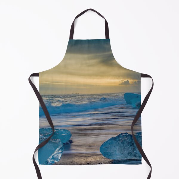 Item preview, Ice Blocks on Jokulsarlon Beach South Iceland Coast having travelled down from the Vatnajokull Glacier to here, to be washed in the sea and brought back onto the beach by the tide. designed and sold by Cameranick.