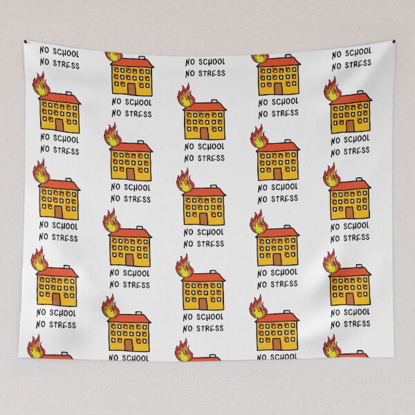 Item preview, No school no stress designed and sold by AnnaMelekhina.