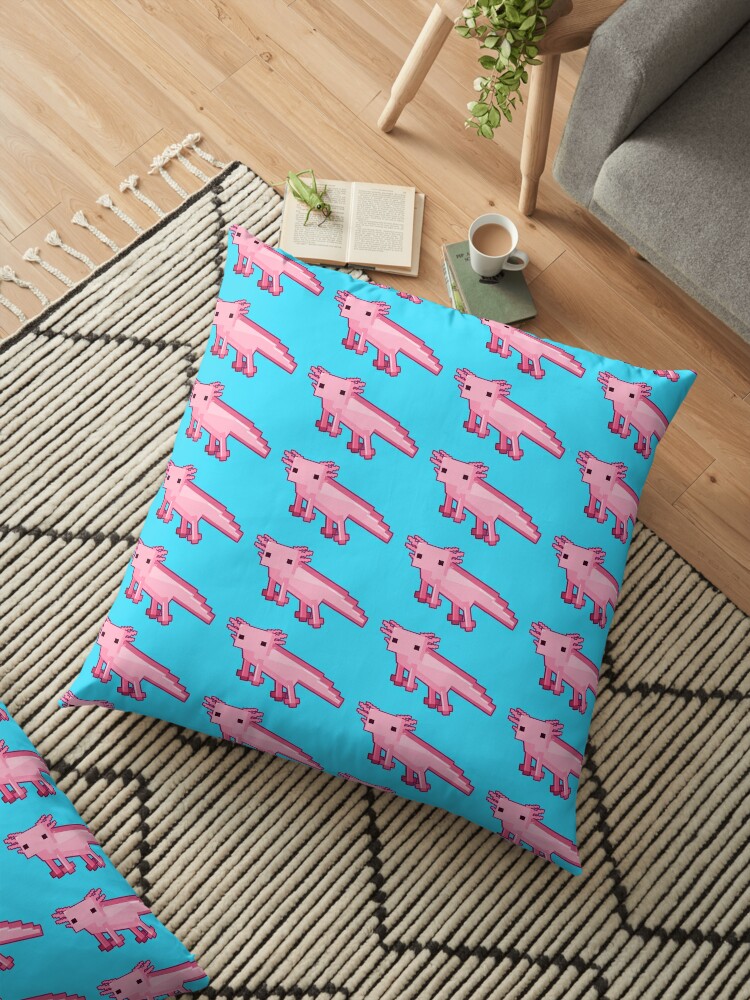 minecraft axolotl pillow