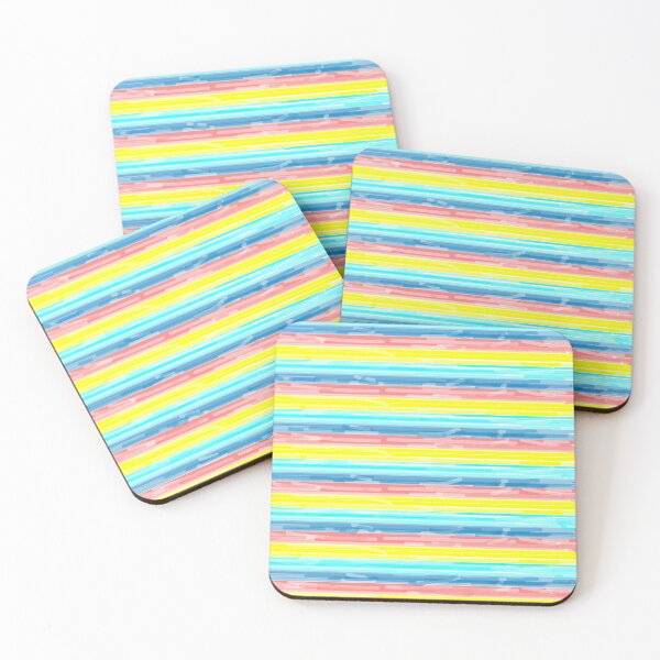 Item preview, Pastel Striped Designer Home Decor Pattern designed and sold by TheVine.