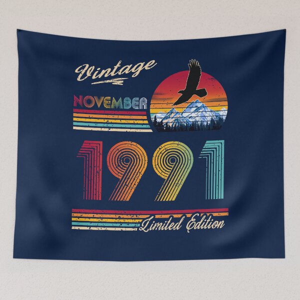 Item preview, November 1991 Birthday designed and sold by GreenSplash.