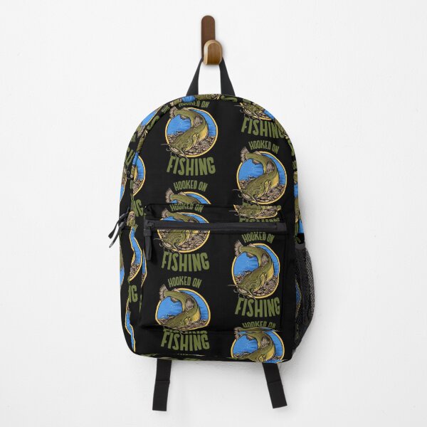 Item preview, Funny Catfish Fishing Gear Hooked on Fishing design designed and sold by jakehughes2015.