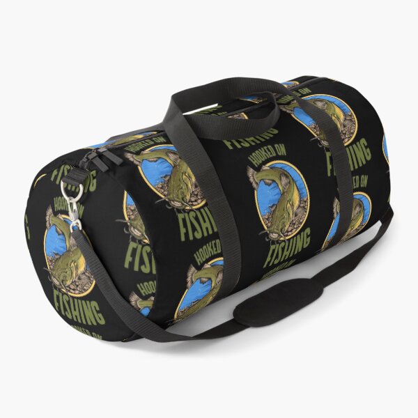 Item preview, Funny Catfish Fishing Gear Hooked on Fishing design designed and sold by jakehughes2015.