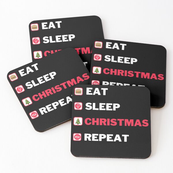 Item preview, Eat sleep christmas repeat designed and sold by IZ-STAR.