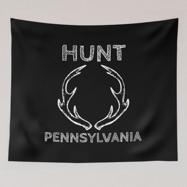 Item preview, Hunt Pennsylvania Deer Hunting Antler print designed and sold by jakehughes2015.