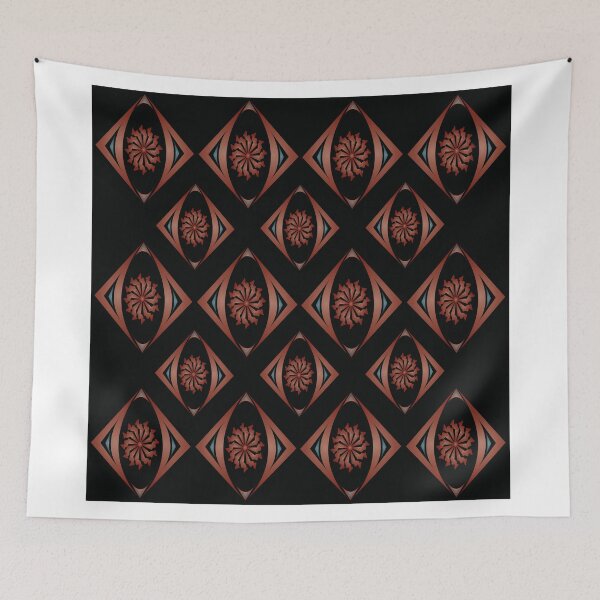 Item preview, abstract design on black background designed and sold by ErhanArt.