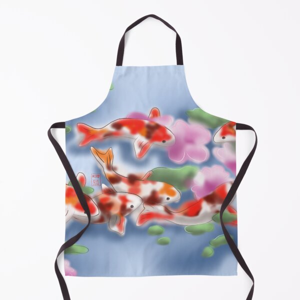 Item preview, Cherry blossoms and koi carp in purple water designed and sold by CuisineCat.