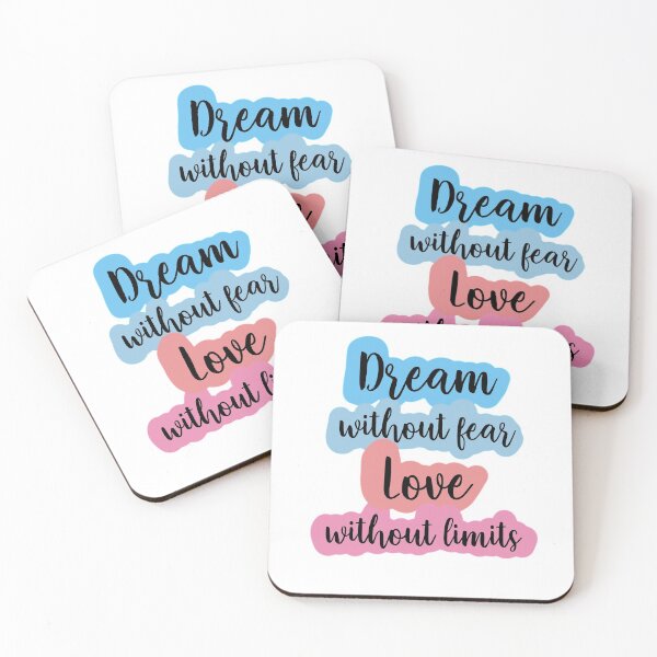 Item preview, Quote - Dream without fear love without limits  designed and sold by adesignworld.