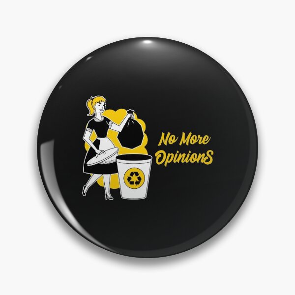 Item preview, No More Opinions designed and sold by NikStore.