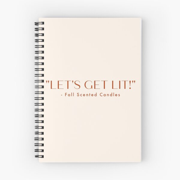 Item preview, "Let's get lit" - Fall scented candles designed and sold by Emily Shadbolt.