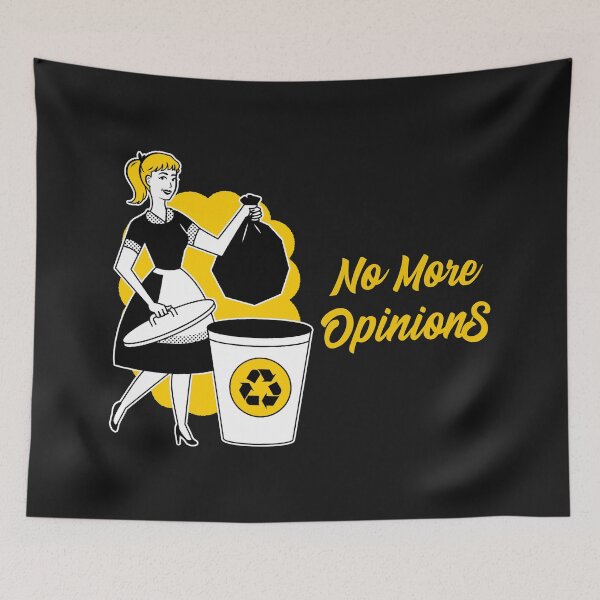 Item preview, No More Opinions designed and sold by NikStore.