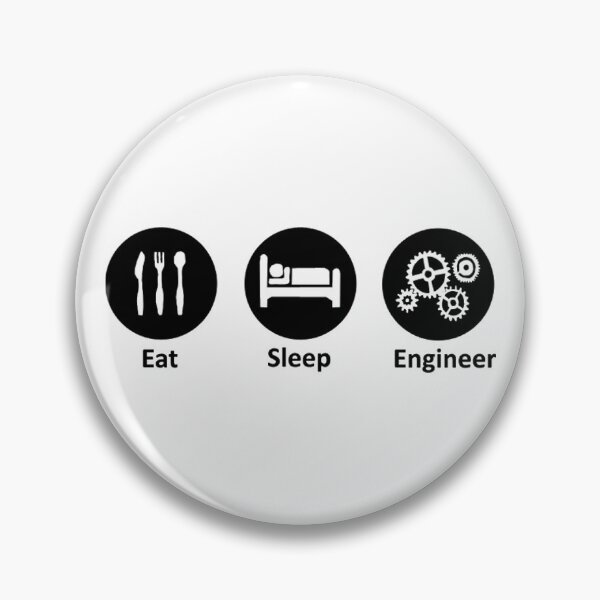 Item preview, Eat Sleep Engineer designed and sold by firefoxx.