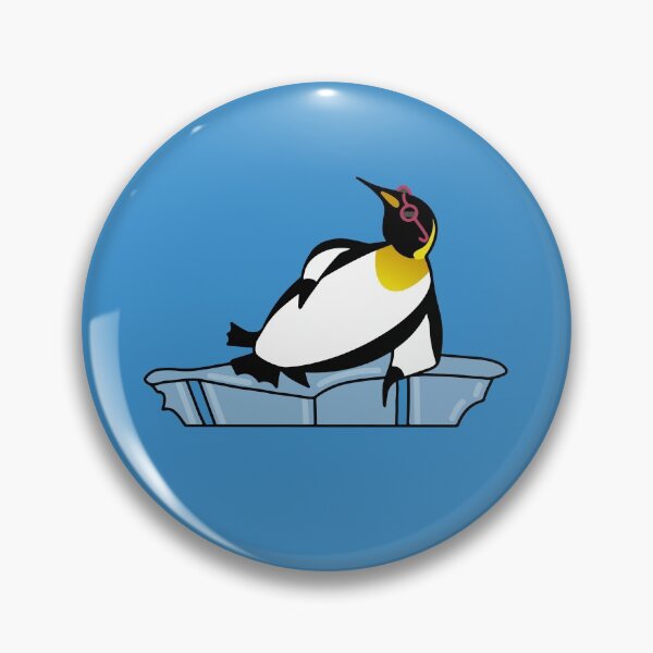 Item preview, Penguin Lounging on Ice Wearing Sunglasses designed and sold by lildoodleshop.
