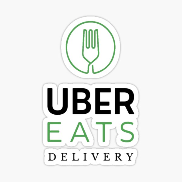 uber eats delivery logo sticker by chavin2 redbubble uber eats delivery logo sticker by chavin2 redbubble