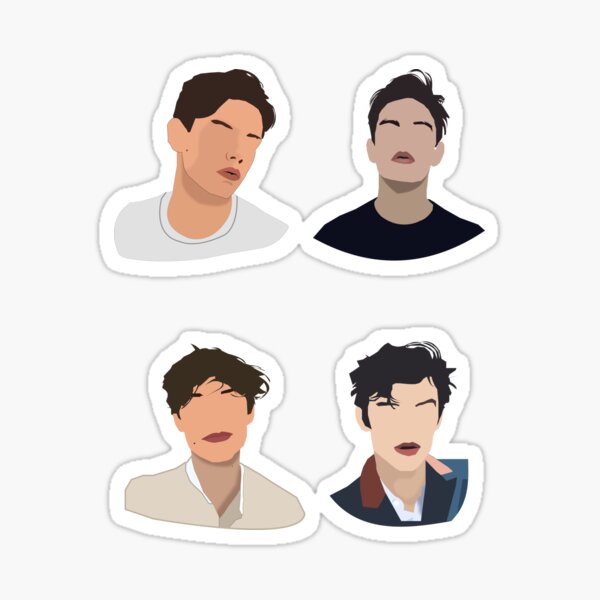 Louis Partridge Sticker for Sale by Sticker-Twins