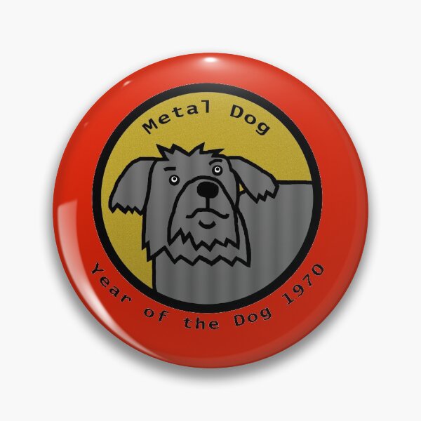 Item preview, Year of the Metal Dog 1970 designed and sold by ellenhenry.