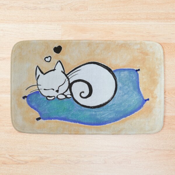 Item preview, Dreaming cat designed and sold by yumiart.
