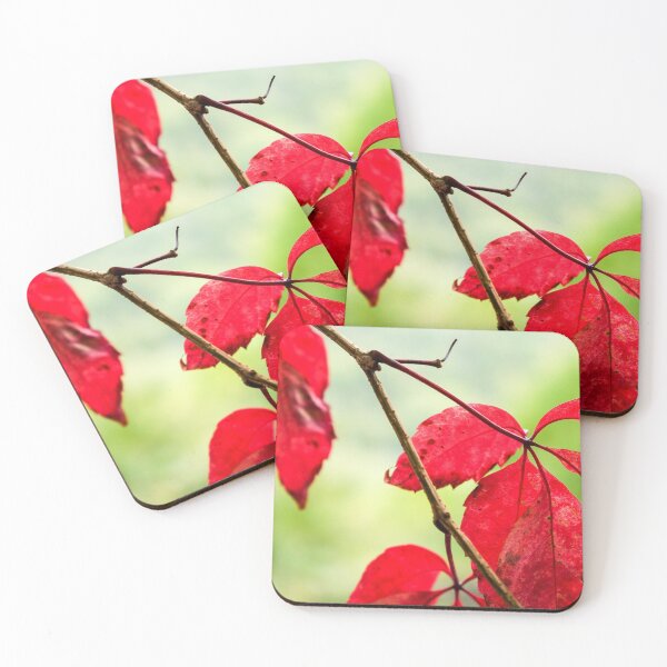Item preview, Red autumn leaves   designed and sold by FlatLandPrints.