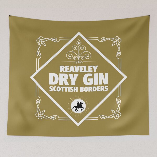 Item preview, REAVELEY GIN Label | Border Reivers designed and sold by yourscotborders.