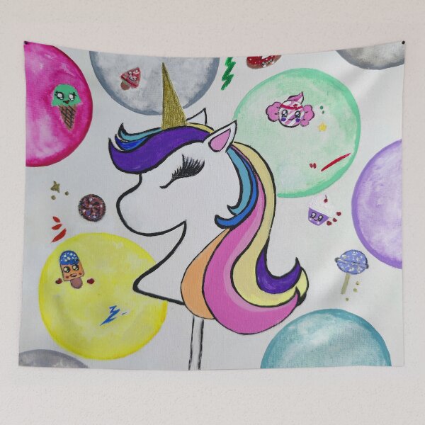 Item preview, Unicorn on a stick designed and sold by yumiart.