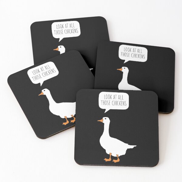 Item preview, Funny Honk Goose Look At All Those Chickens Meme Dad Jokes designed and sold by merchzy.