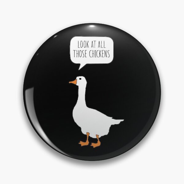 Item preview, Funny Honk Goose Look At All Those Chickens Meme Dad Jokes designed and sold by merchzy.