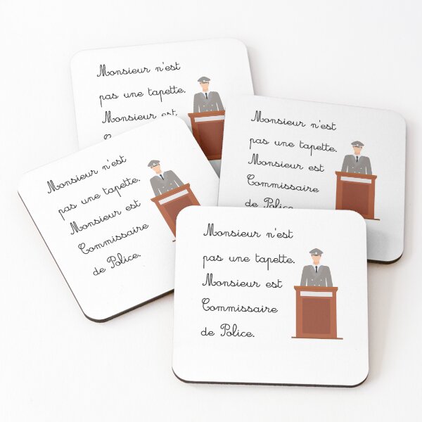 Item preview, funny message police commissioner designed and sold by Catcrea.