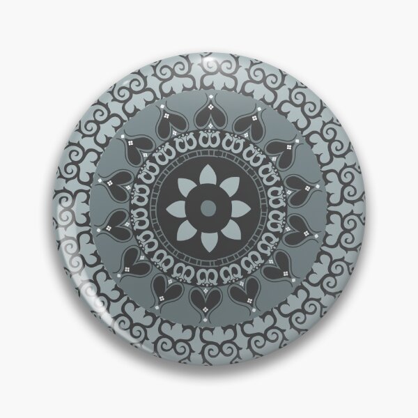Item preview, Ethnic Yakutian ornament. Black and grey Siberian art.  designed and sold by kostolom3000.