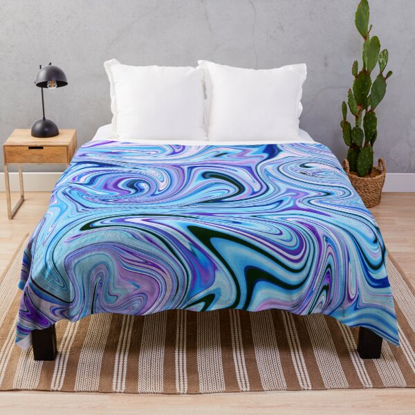Item preview,  Blue and White Marble Swirl designed and sold by Sarah Wainwright.