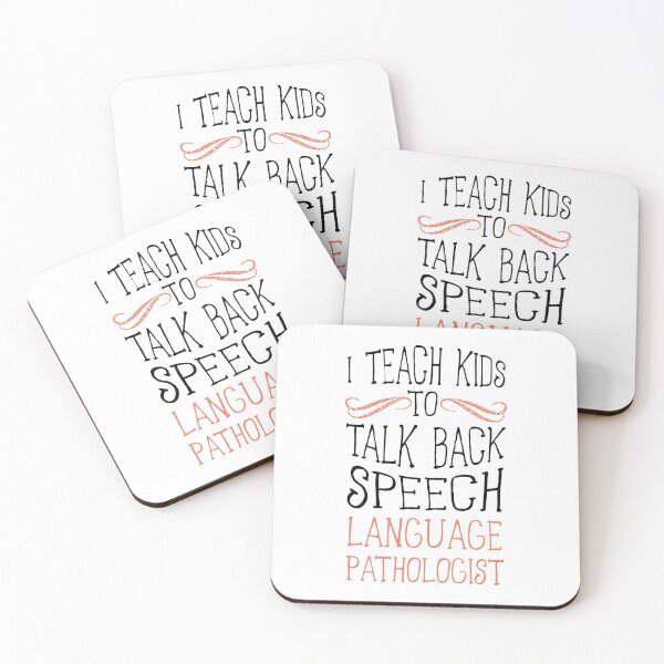 Item preview, I Teach Kids to Talk Back Speech Language Pathologist T-Shirt designed and sold by ZANKELLO.
