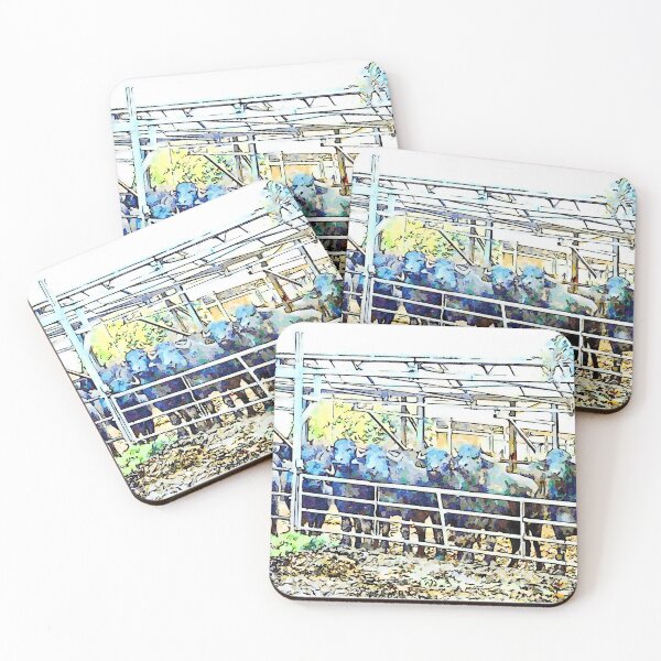 Item preview, Buffaloes in the stall designed and sold by Giuseppe Cocco.