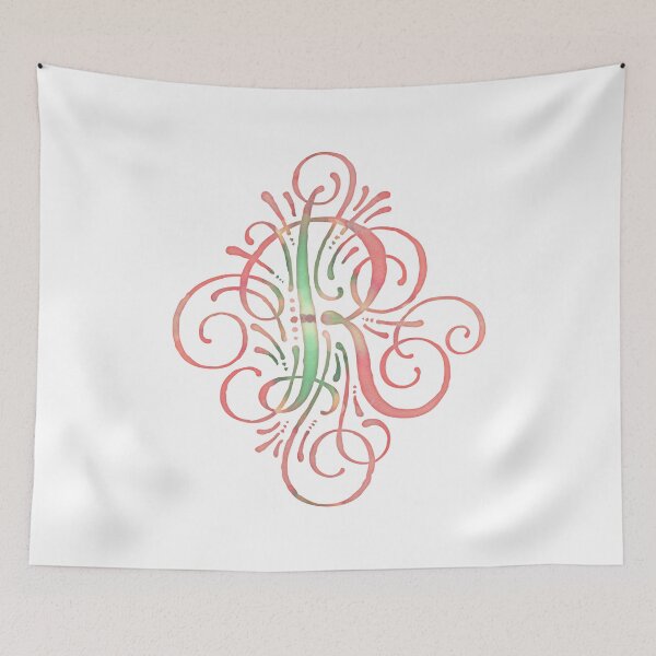 Item preview, Monogram Watercolor Typography Letter R designed and sold by junkydotcom.