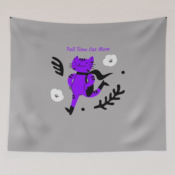 Item preview, Full Time Cat Mom designed and sold by OuDesigns.