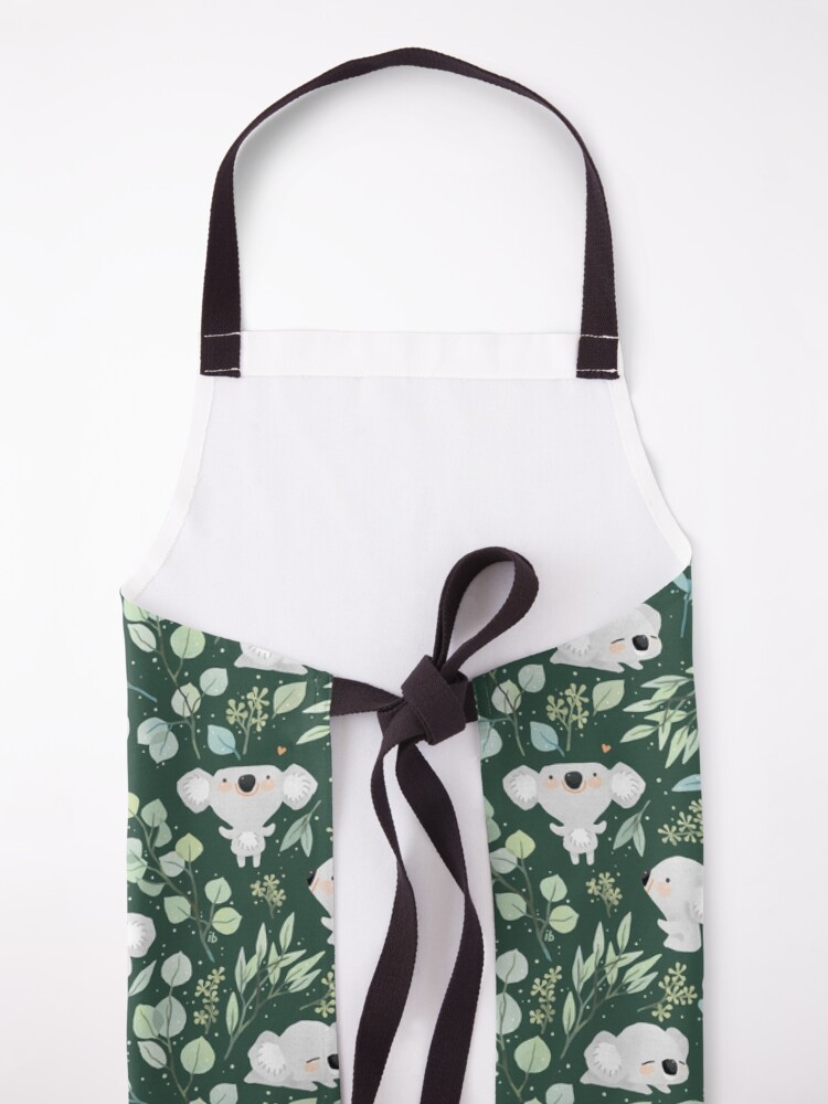 Alternate view of Koala and Eucalyptus Pattern Apron