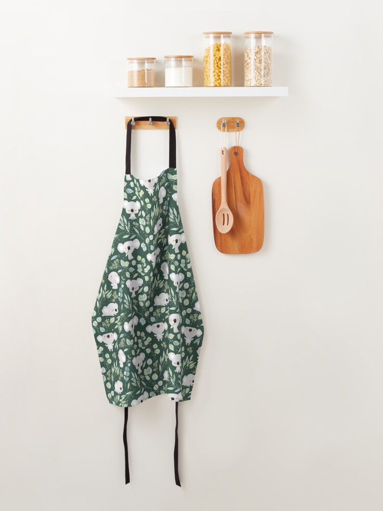 Alternate view of Koala and Eucalyptus Pattern Apron