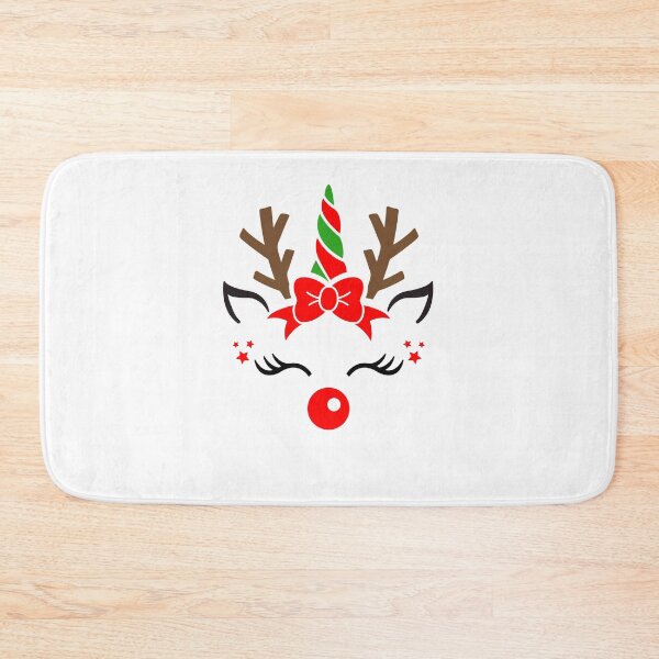 Item preview, Cute Christmas Reindeer Unicorn  designed and sold by FazCreations.