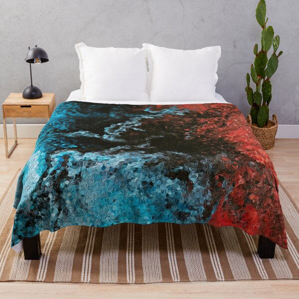 Item preview, Blue And Red Oil Painted Colors designed and sold by TeamPineapple.