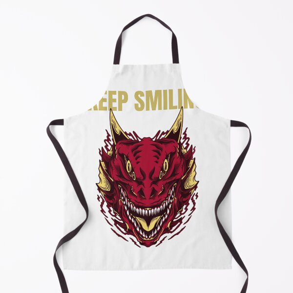 Item preview, Keep Smiling Scary Dragon Design designed and sold by joabaj.