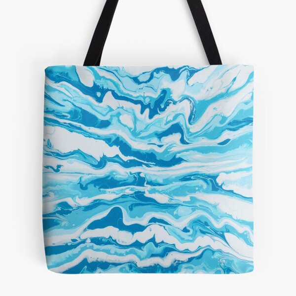 Item preview, blue waves paint designed and sold by SherriMans.
