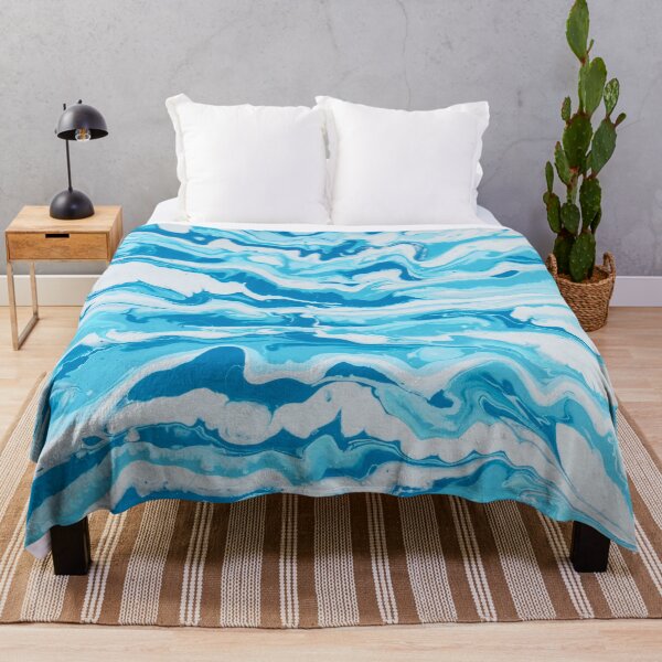 Item preview, blue waves paint designed and sold by SherriMans.