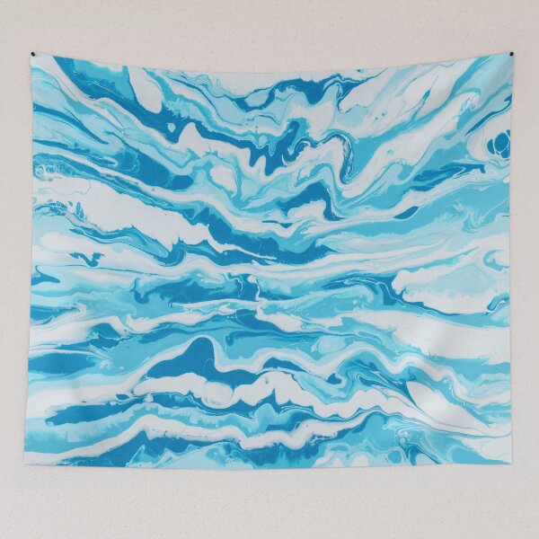 Item preview, blue waves paint designed and sold by SherriMans.