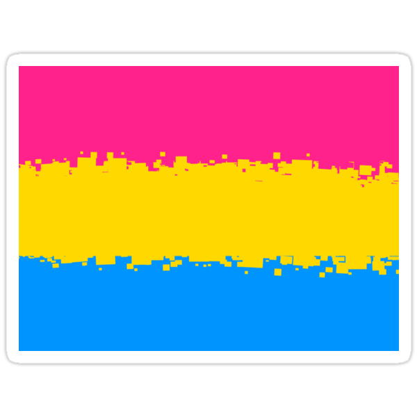 Pansexual Pride Flag Stickers By Cadellin Redbubble