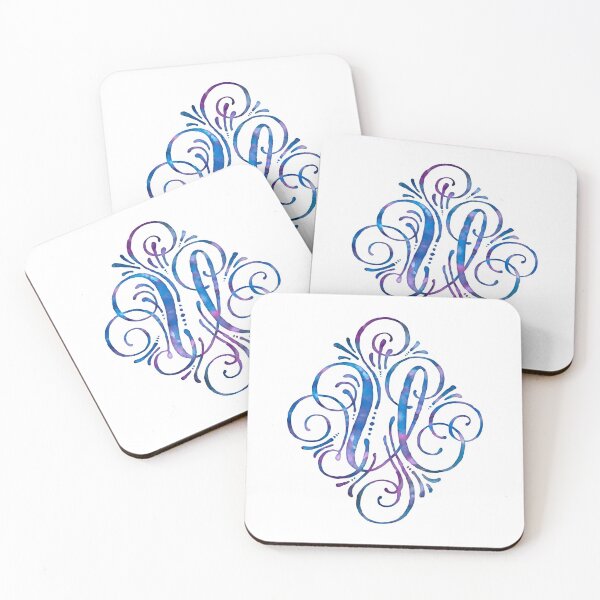 Item preview, Monogram Watercolor Typography Letter U designed and sold by junkydotcom.