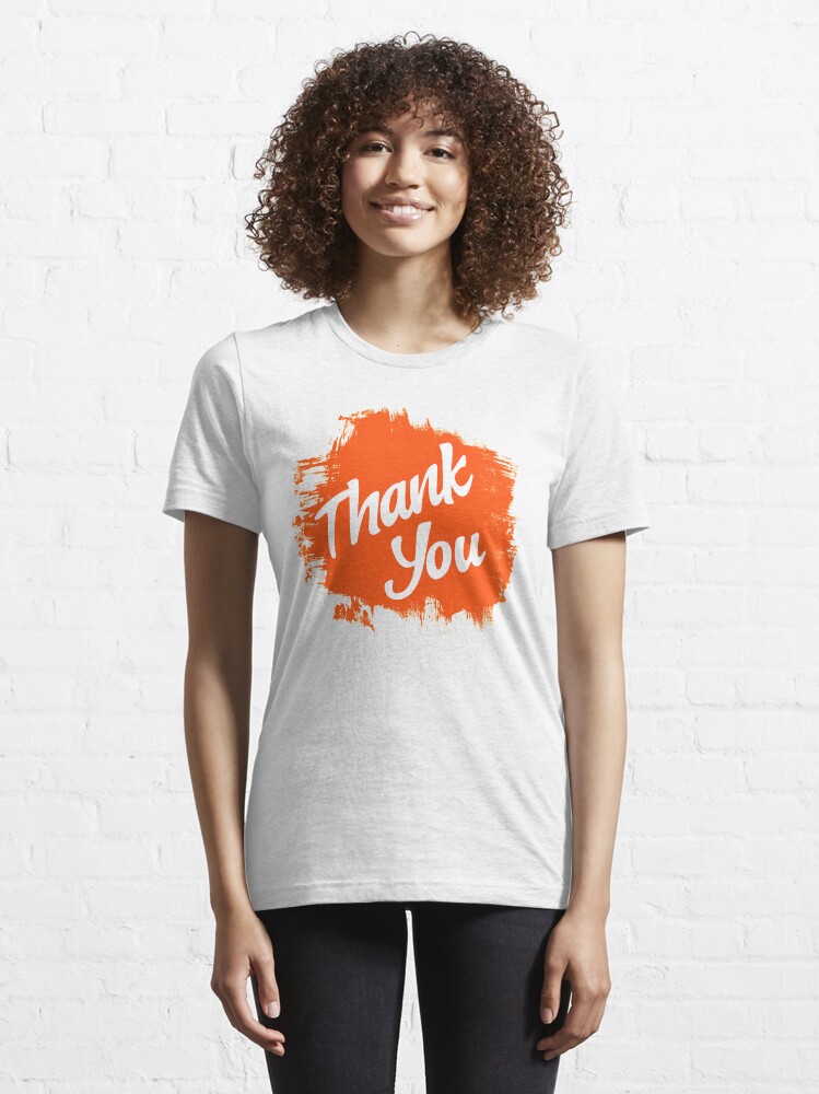 Alternate view of Thank you Essential T-Shirt