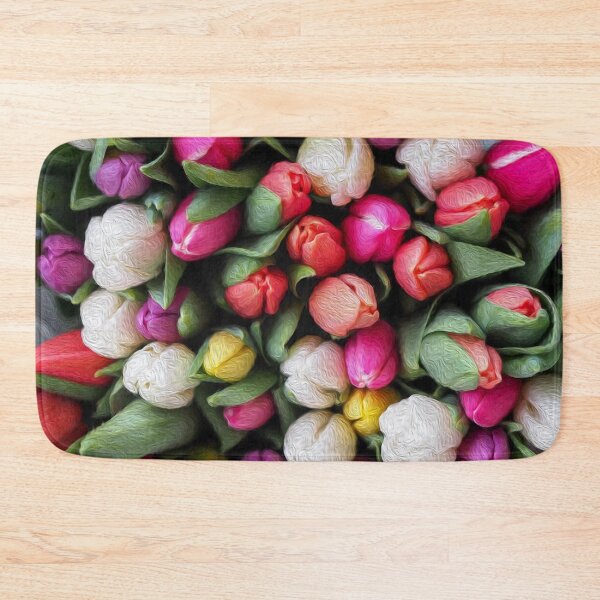 Item preview, Oil Painted Tulips designed and sold by TeamPineapple.