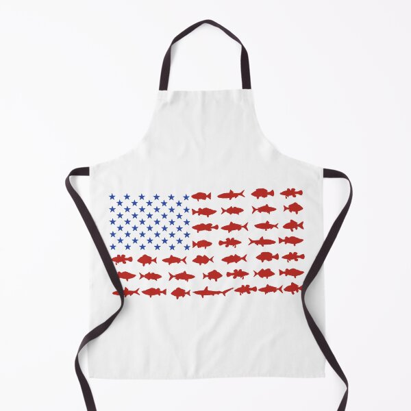 Item preview, Patriotic American Flag with Fish for Fisherman designed and sold by FazCreations.