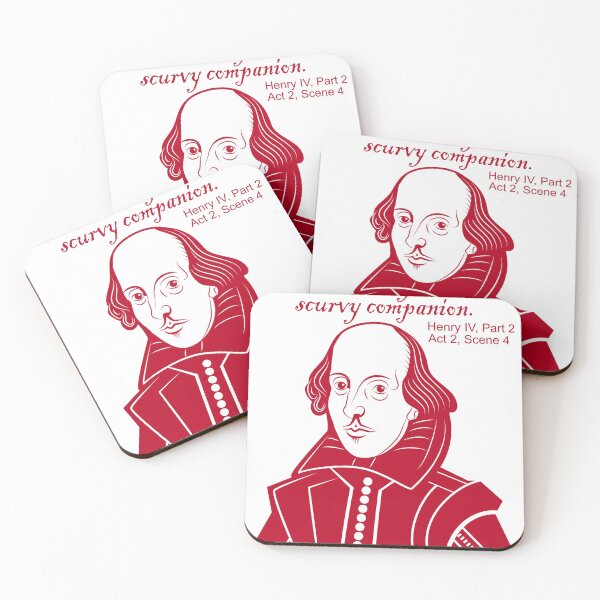 Item preview, I Scorn You Scurvy Companion - William Shakespeare Quote designed and sold by TeeandToast.