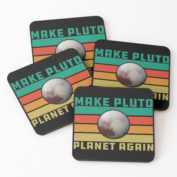 Item preview, Retro Make Pluto Planet Again Funny Space Astronomy Science designed and sold by merchzy.