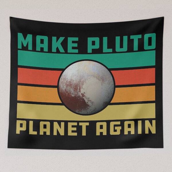 Item preview, Retro Make Pluto Planet Again Funny Space Astronomy Science designed and sold by merchzy.